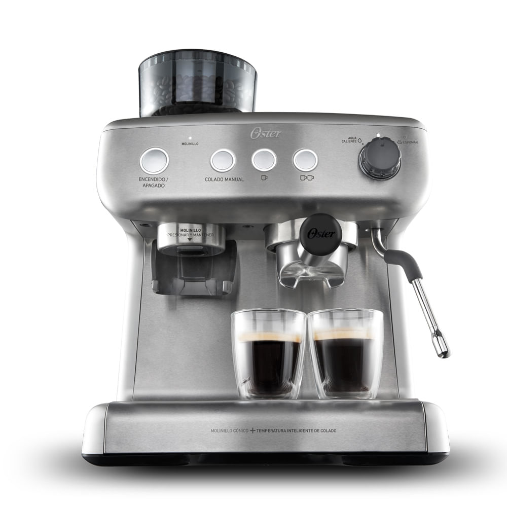 Cafetera para espresso Oster® Brew 15 bar molino BVSTEM7300 - Oster