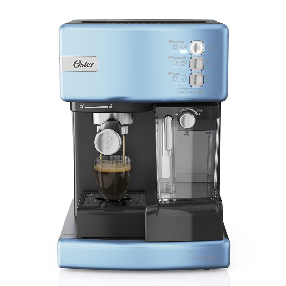 Cafetera automática de espresso celeste Oster® PrimaLatte™ BVSTEM6603CC -  Oster